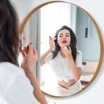 NeuType 36 inch Round Mirror Circle Mirrors for Wall, Gold Bathroom Mirror for Wall Round Mirrors for Bathroom Vanity, Wall Mounted Deep Set Aluminum Alloy Frame for Bathroom, Living Room, Bedroom - Image 6