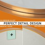 NeuType 36 inch Round Mirror Circle Mirrors for Wall, Gold Bathroom Mirror for Wall Round Mirrors for Bathroom Vanity, Wall Mounted Deep Set Aluminum Alloy Frame for Bathroom, Living Room, Bedroom - Image 5